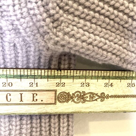 ARITZIA Wilfred Free Womens Large Wool Chucky Thick Crewneck Cropped Sweater - Picture 5 of 10